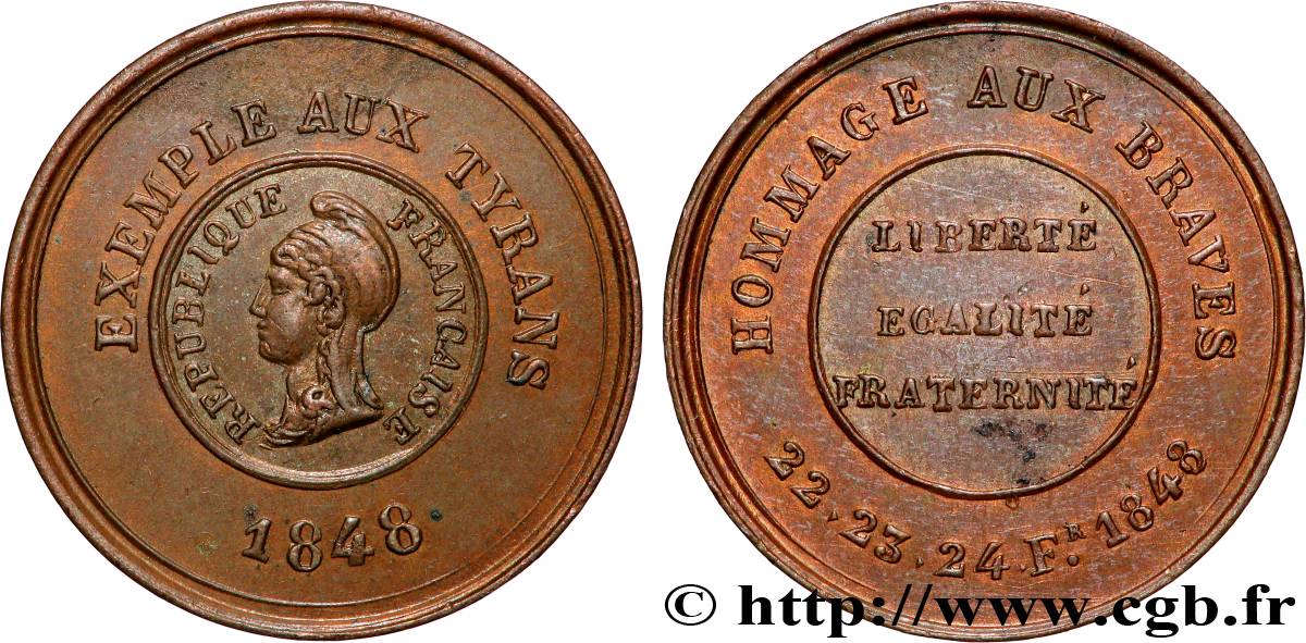 DEUXIÈME RÉPUBLIQUE Hommage aux braves SUP