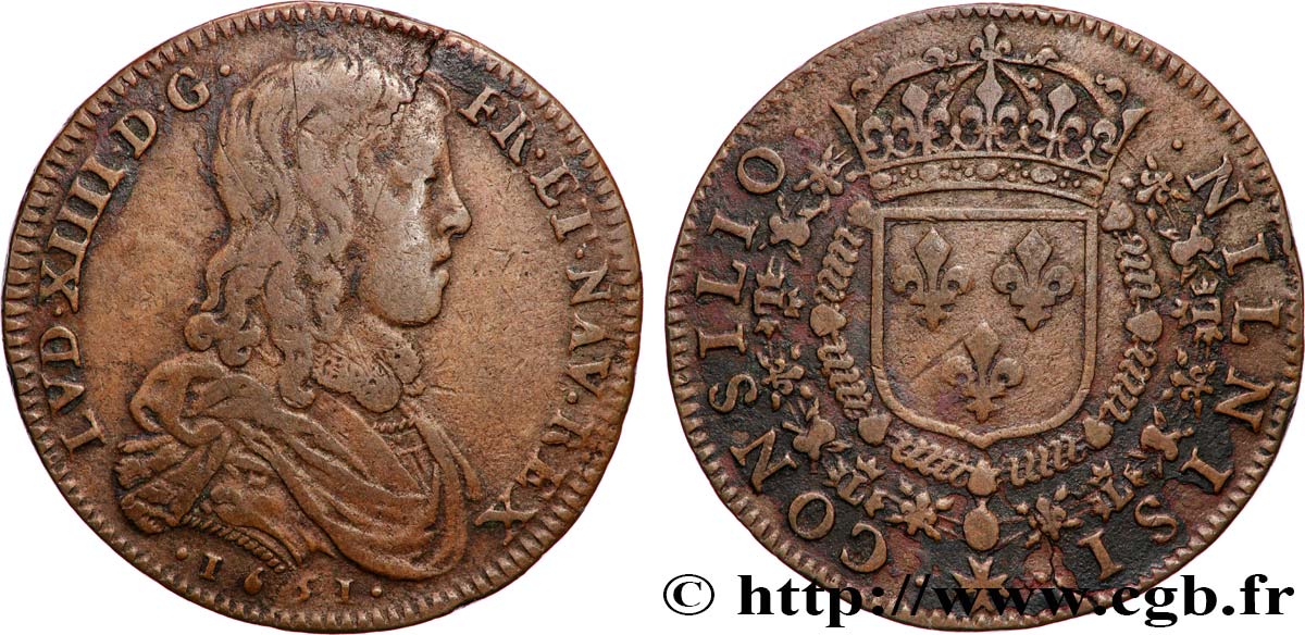 CONSEIL DU ROI / KING S COUNCIL Louis XIV VF