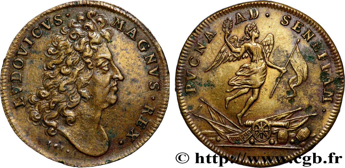 LOUIS XIV LE GRAND ou LE ROI SOLEIL La bataille de Seneffe TTB+