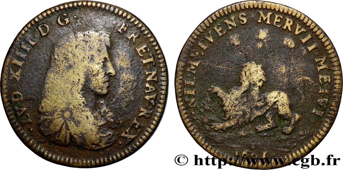 LOUIS XIV LE GRAND ou LE ROI SOLEIL  TB+