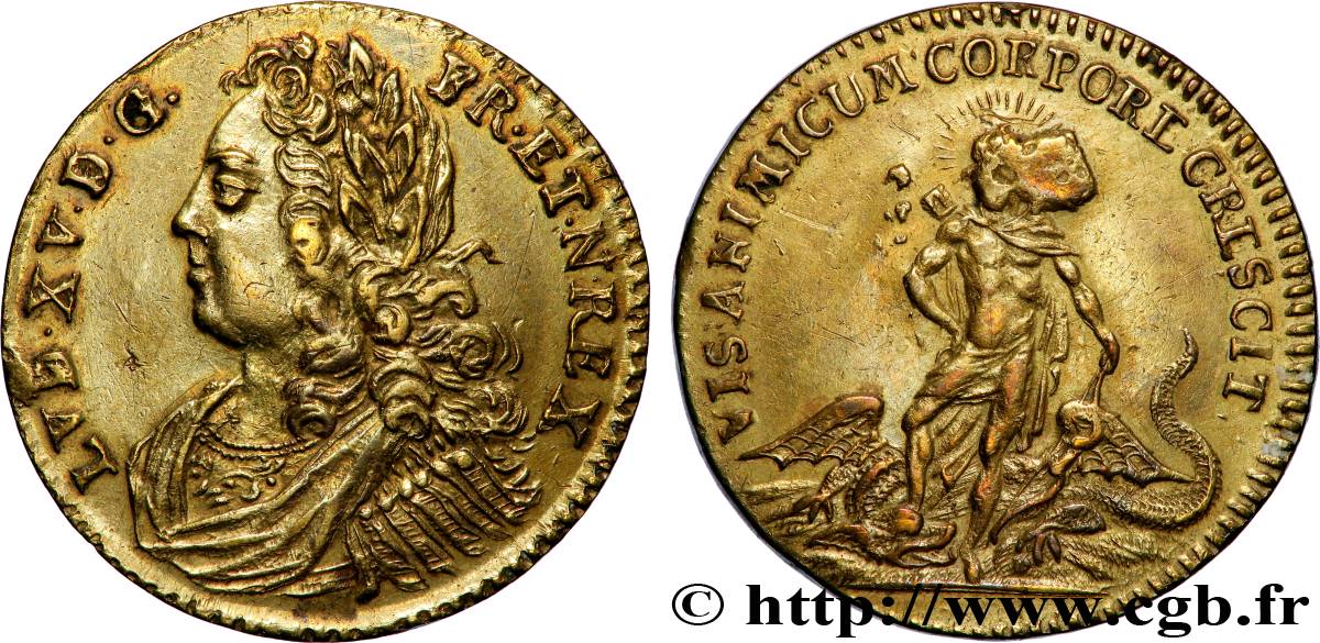 ROUYER - X. JETONS DE NUREMBERG LOUIS XV DIT LE BIEN AIMÉ TTB