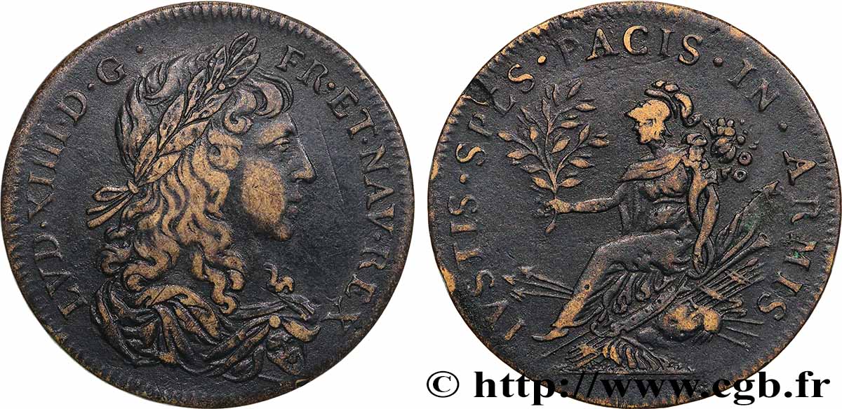 LOUIS XIV LE GRAND ou LE ROI SOLEIL Préliminaires de la Paix de Munster TB