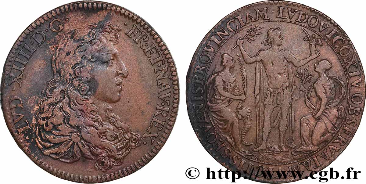 BOURGOGNE (ÉTATS DE ...) Conquête de la Franche-Comté XF/VF