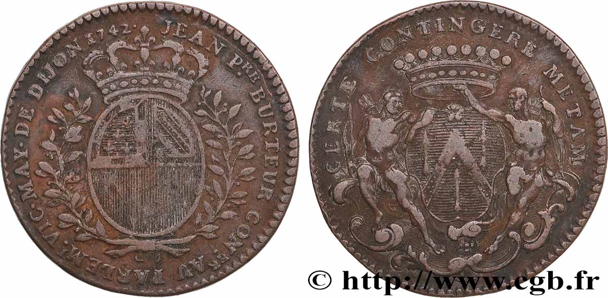 DIJON (MAIRES DE ... et divers) Jean-Pierre Burteur AU