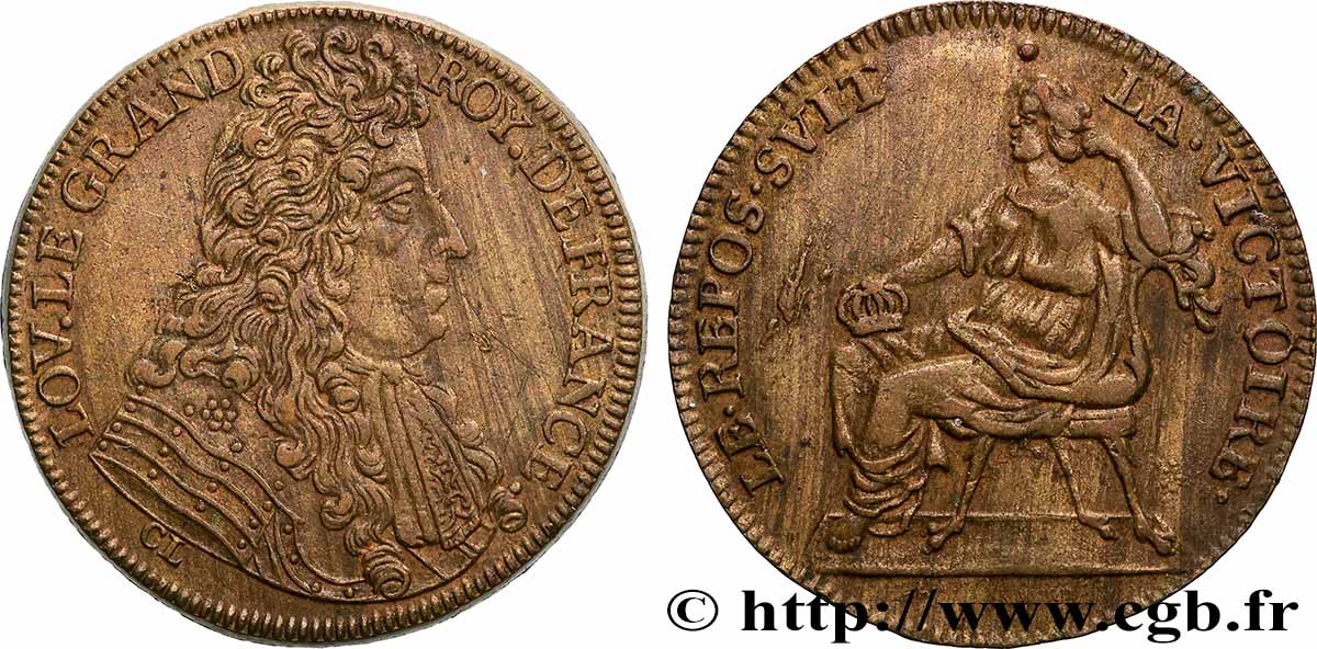 LOUIS XIV LE GRAND ou LE ROI SOLEIL Paix de Ratisbonne TTB