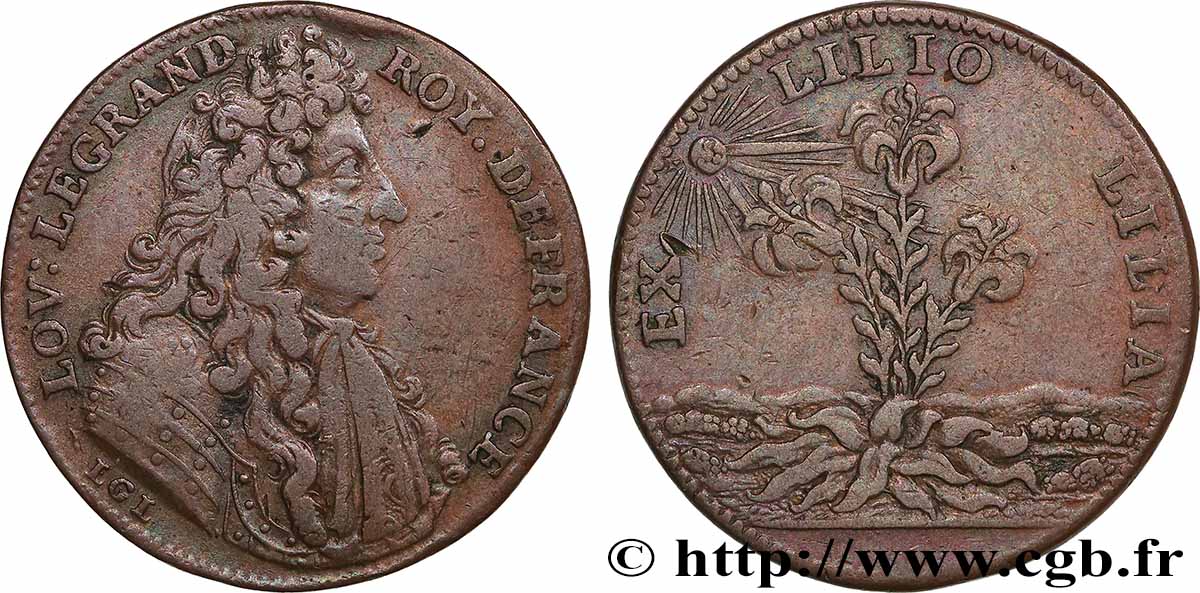 LOUIS XIV LE GRAND ou LE ROI SOLEIL Louis XIV TTB