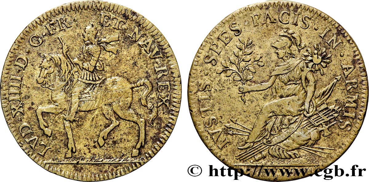 LOUIS XIV LE GRAND ou LE ROI SOLEIL Préliminaires de la Paix de Munster TTB