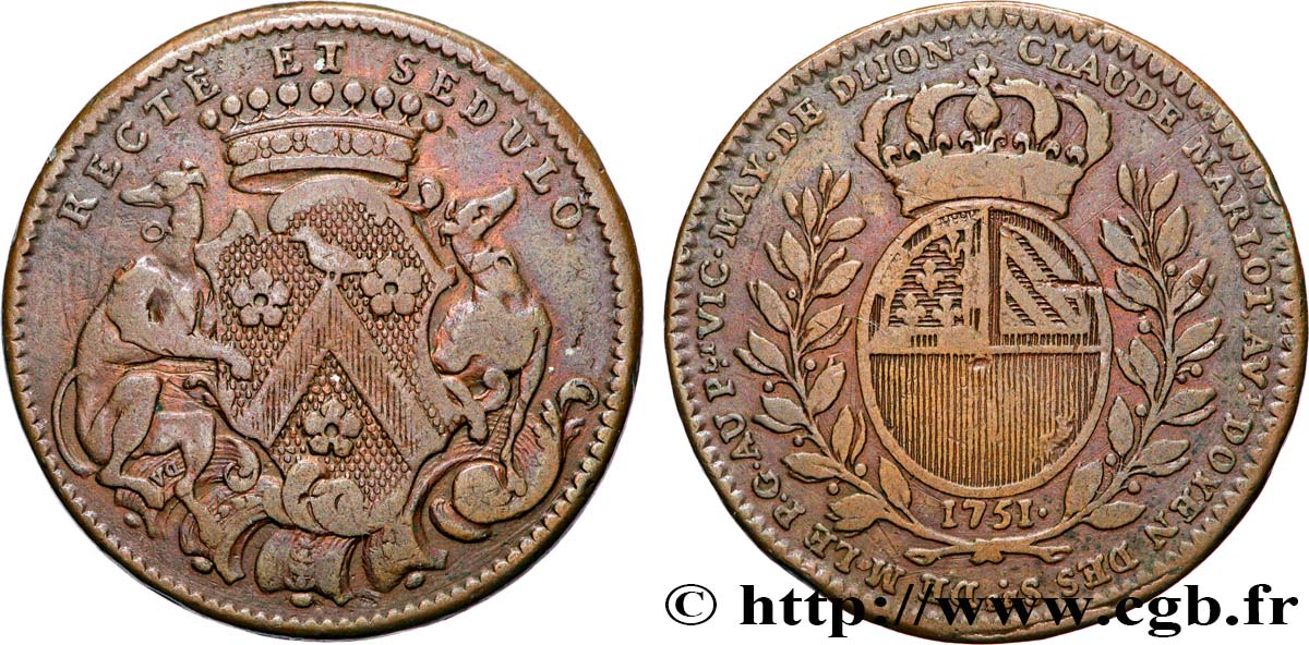 DIJON (MAIRES DE ... et divers) Claude Marlot TTB