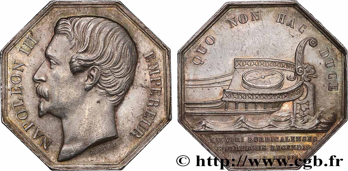 CHAMBERS OF COMMERCE Chambre de commerce de Bordeaux (Napoléon III) AU