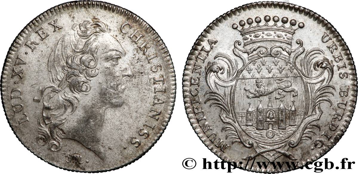 BORDEAUX Récompense de la ville de Bordeaux, émission de 1747 XF