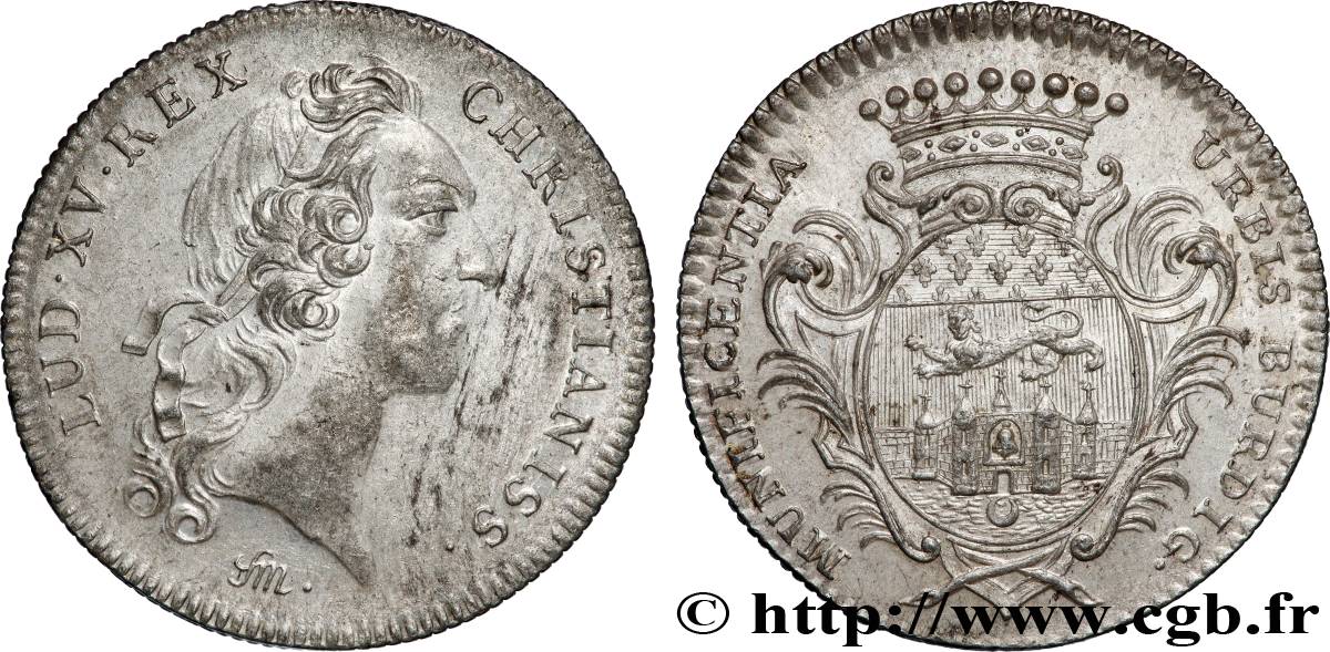 BORDEAUX Récompense de la ville de Bordeaux, émission de 1747 XF/AU