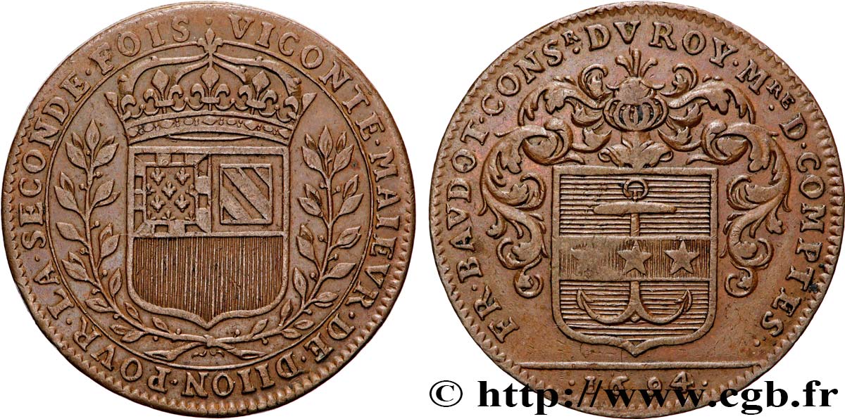 DIJON (MAIRES DE ... et divers) François Baudot XF