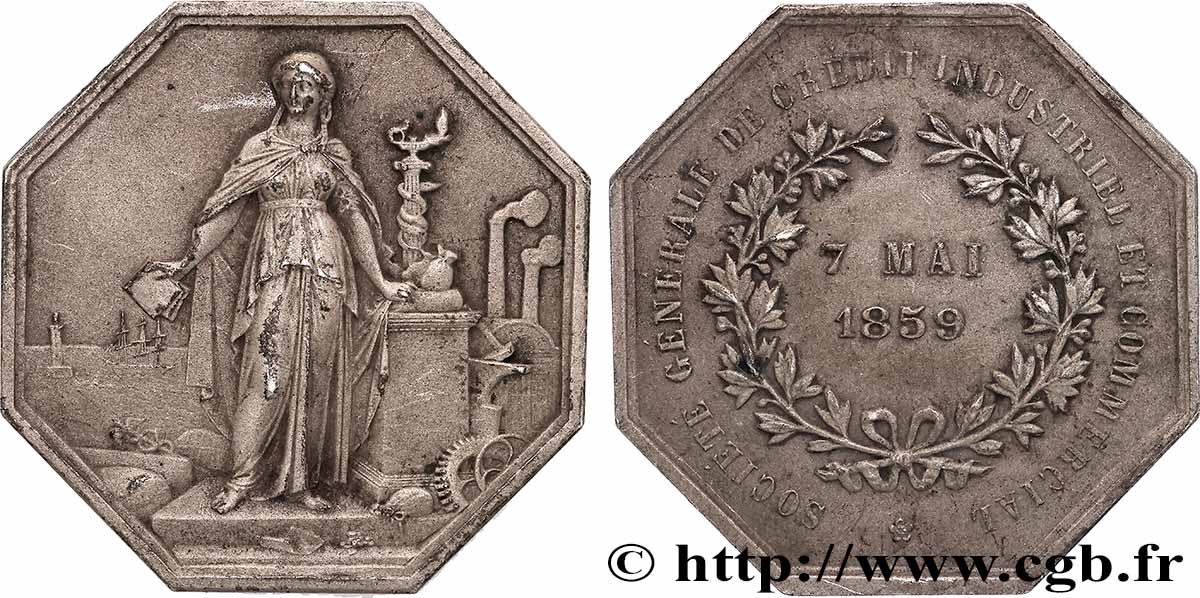 BANKS - CRÉDIT INSTITUTIONS Société anonyme de crédit industriel et commercial, refrappe AU