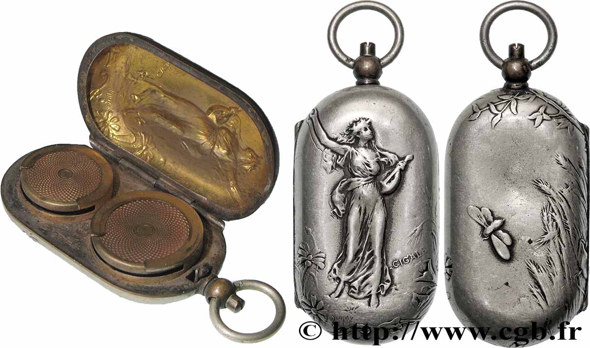 PORTE-LOUIS, PORTE-MONNAIE Porte-Louis, La cigale TTB