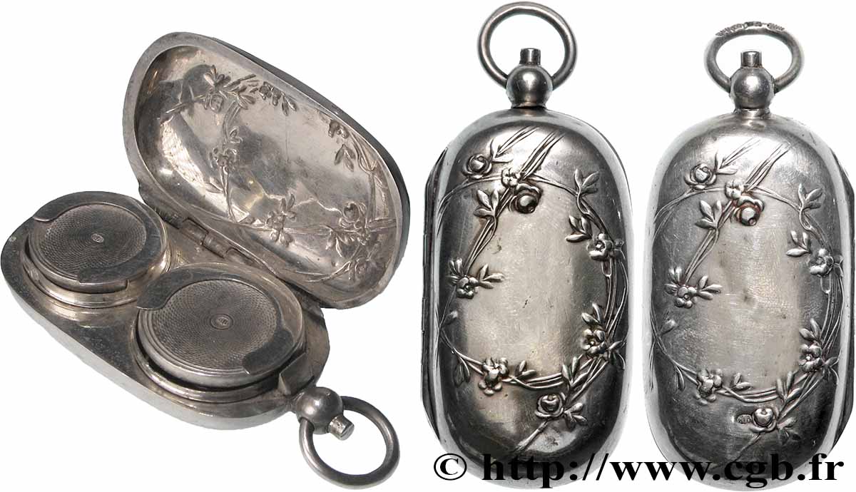 PORTE-LOUIS, PORTE-MONNAIE Porte-louis, guirlande de roses TTB+