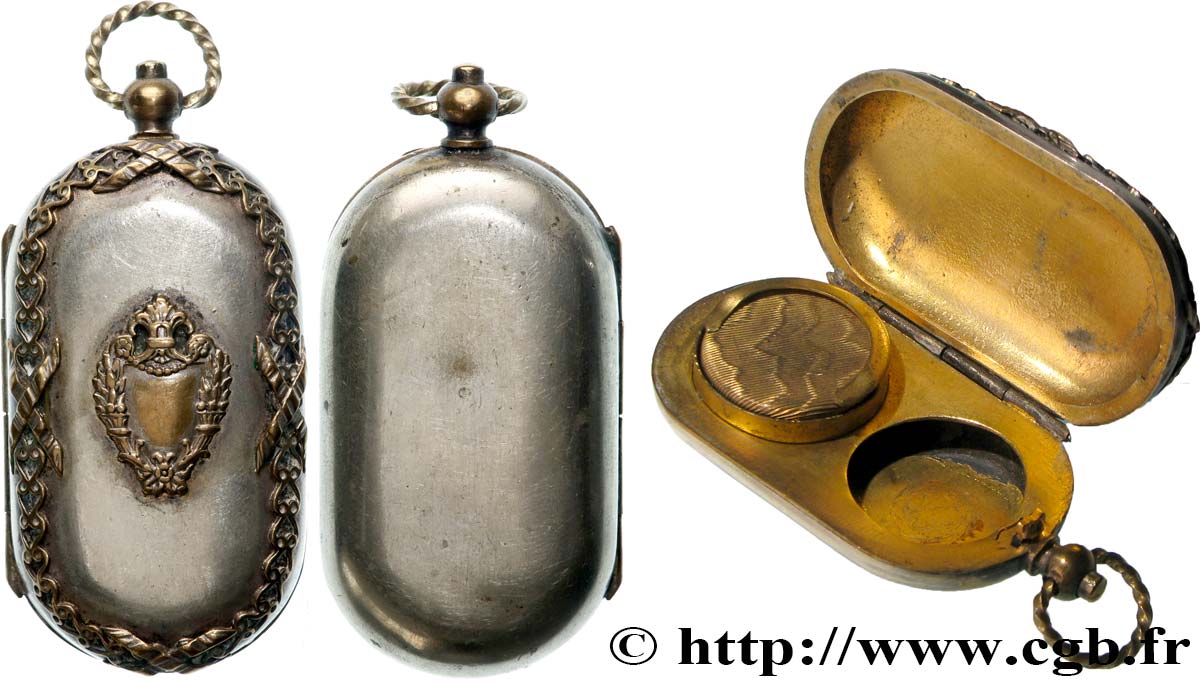 PORTE-LOUIS, PORTE-MONNAIE Porte-louis, Motifs floraux TTB+