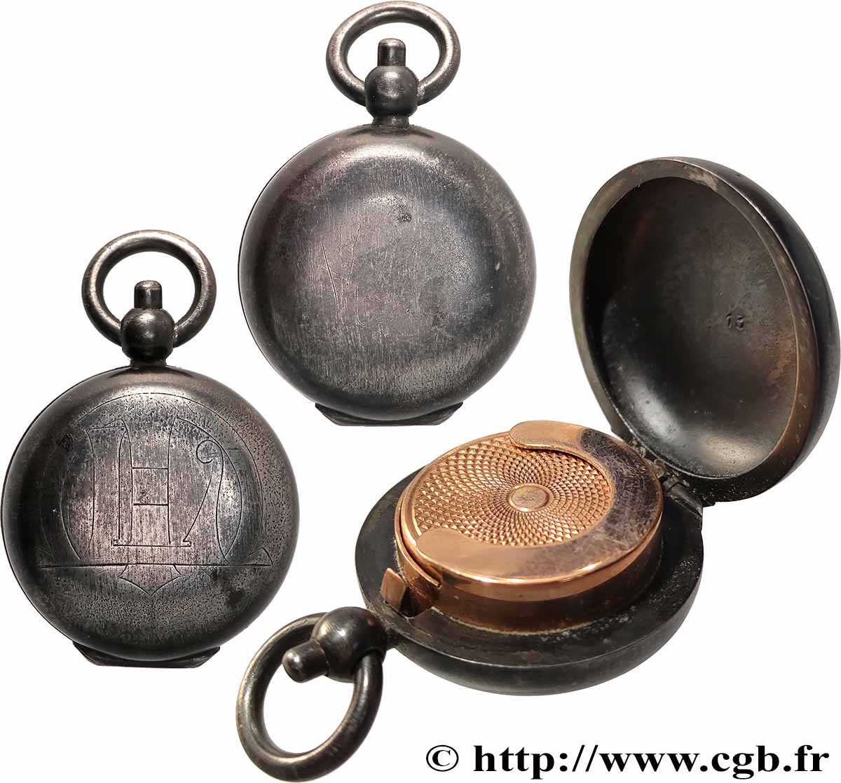 PORTE-LOUIS, PORTE-MONNAIE Porte-louis, Monogrammé TTB