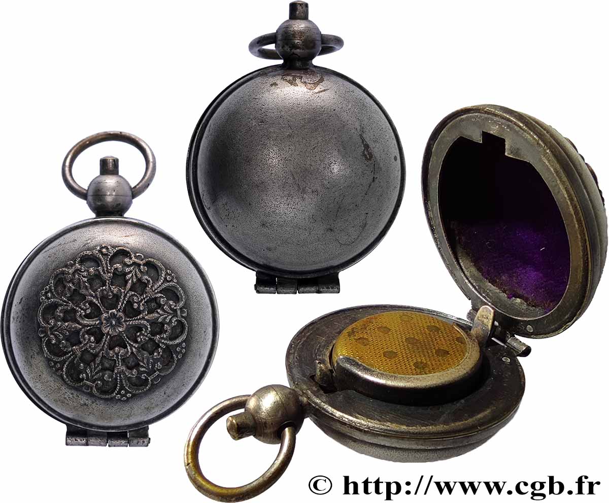 COIN PURSE, WALLET Porte-louis, rosace fleurie XF