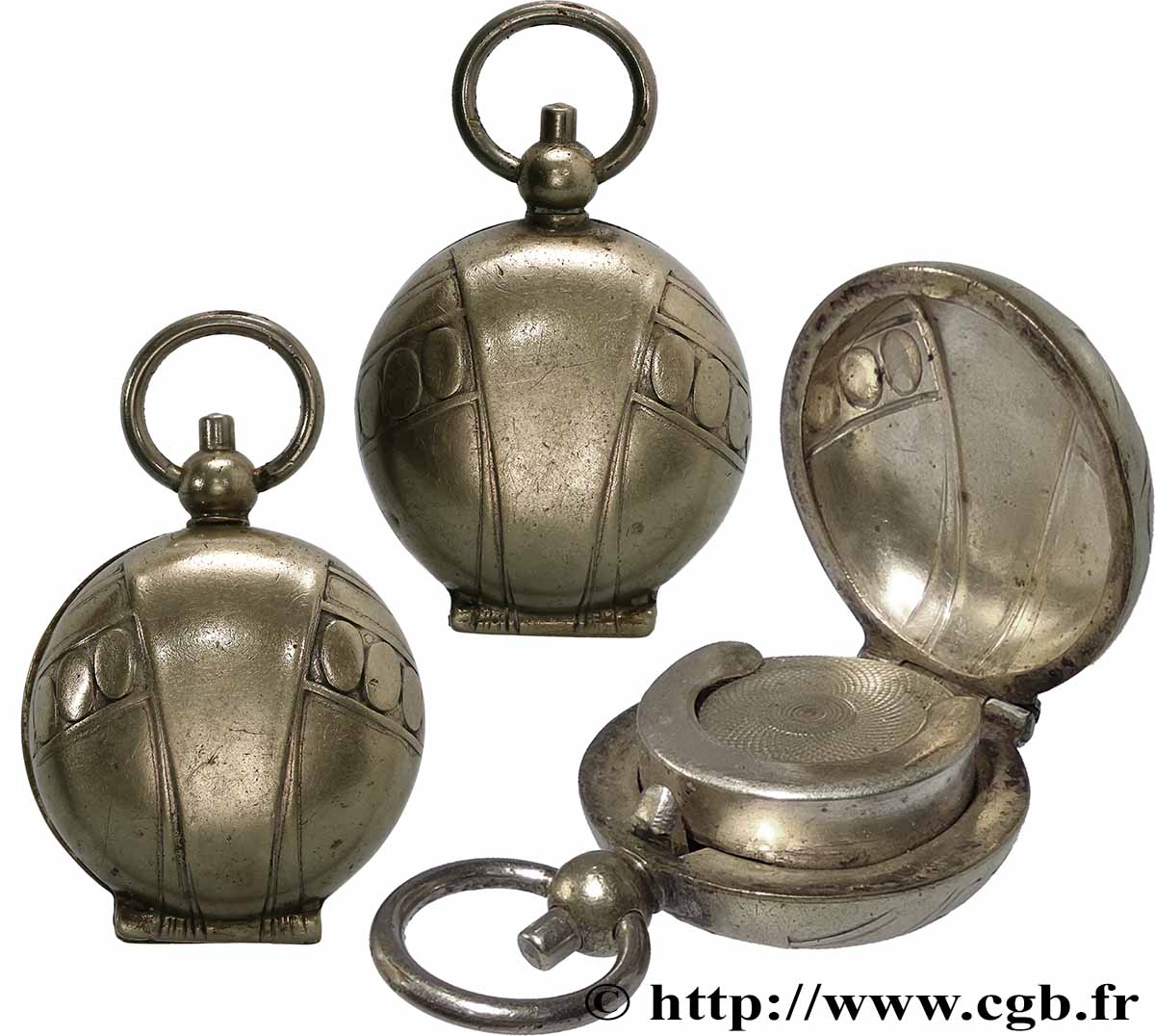 PORTE-LOUIS, PORTE-MONNAIE Porte-louis, Motif géométrique, Art déco TTB