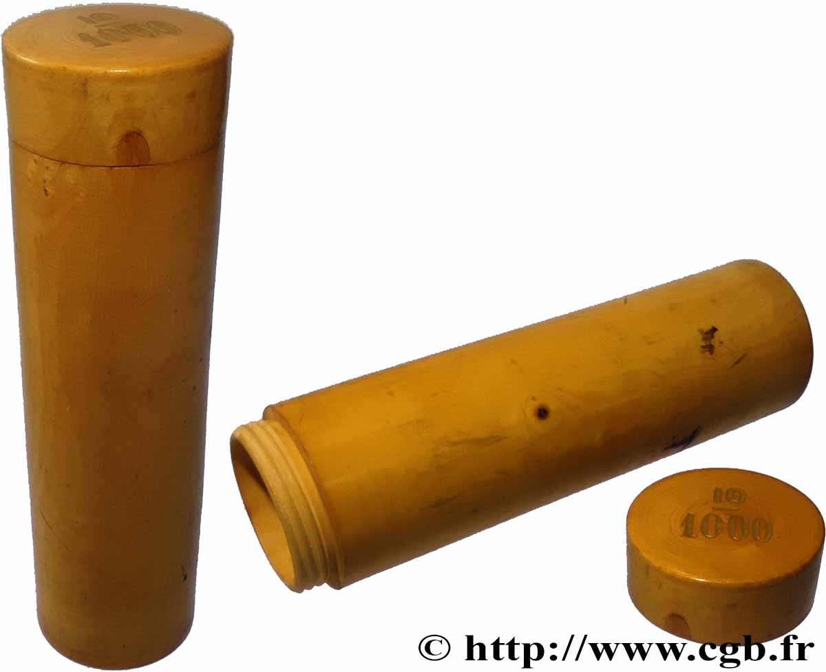 PORTE-LOUIS, PORTE-MONNAIE Porte-louis, tube pour 10 francs TTB+