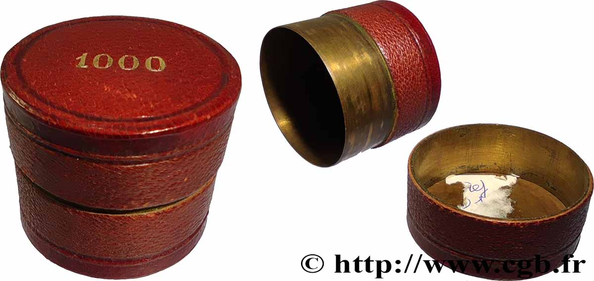 PORTE-LOUIS, PORTE-MONNAIE Porte-louis, tube pour 100 francs or TTB+