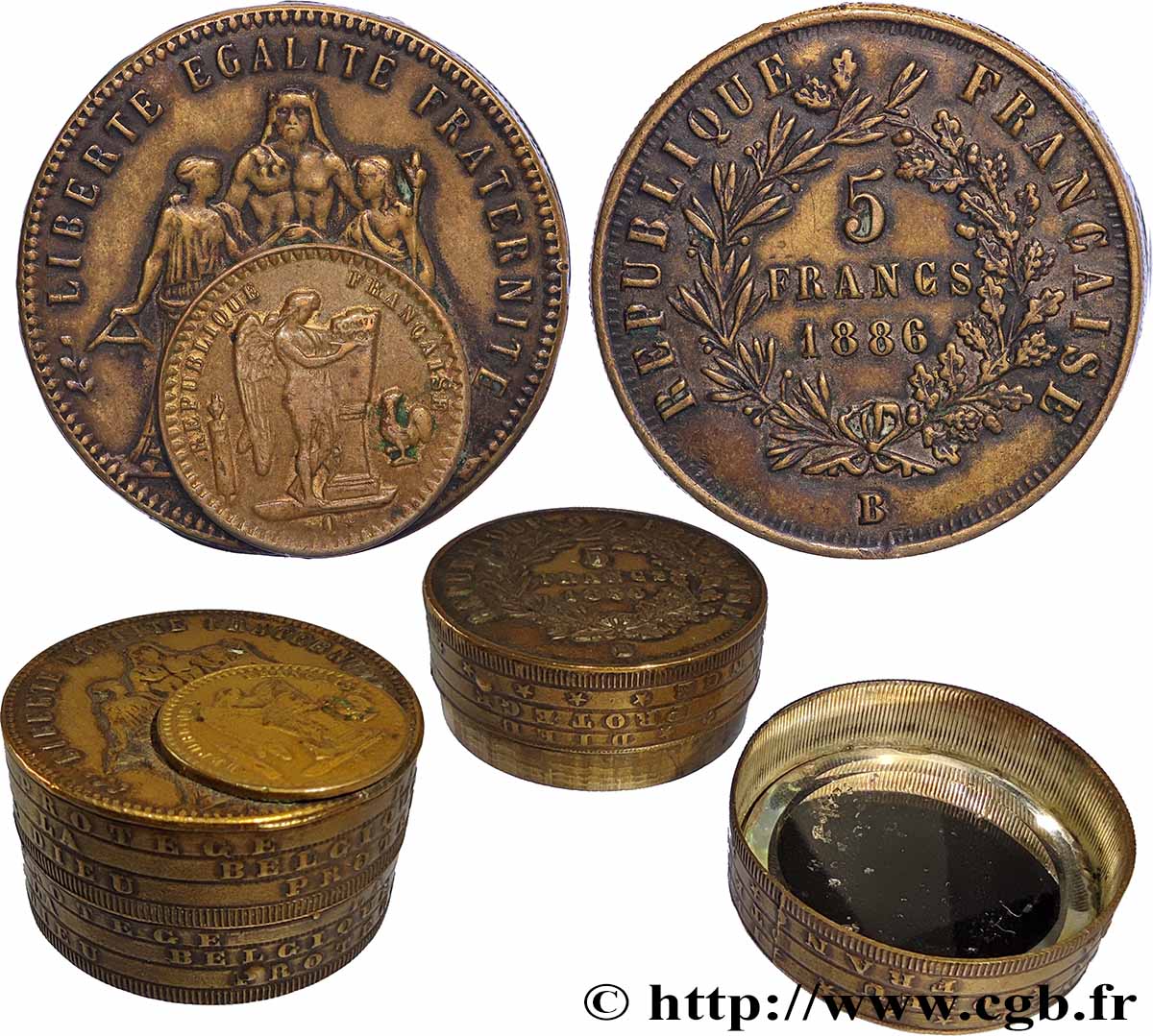 PORTE-LOUIS, PORTE-MONNAIE Porte-louis, tube pour 100 francs or TTB+