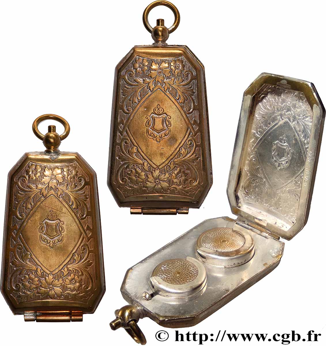 PORTE-LOUIS, PORTE-MONNAIE Porte-louis, Motifs floraux TTB+