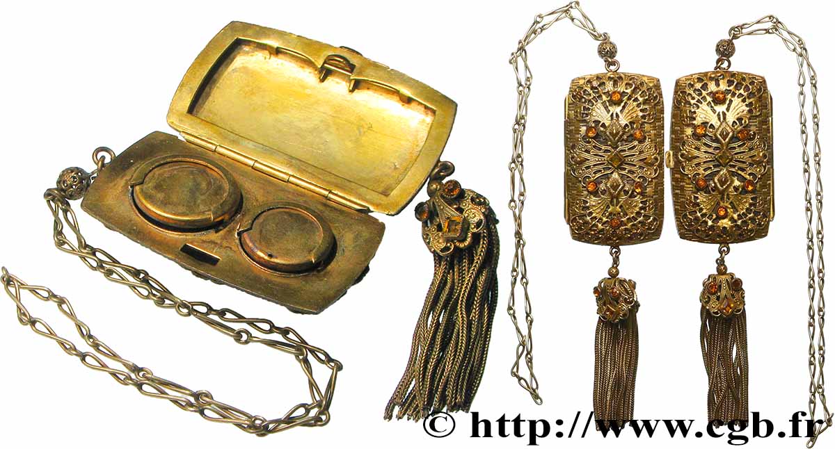 PORTE-LOUIS, PORTE-MONNAIE Porte-louis pour Soirée, Style 1900 TTB+