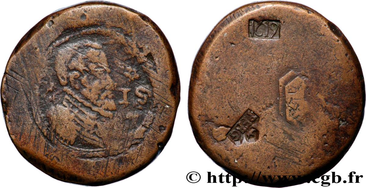 PAYS-BAS BOURGUIGNONS - POIDS MONÉTAIRE Poids monétaire, Pays-Bas (à confirmer?) TTB