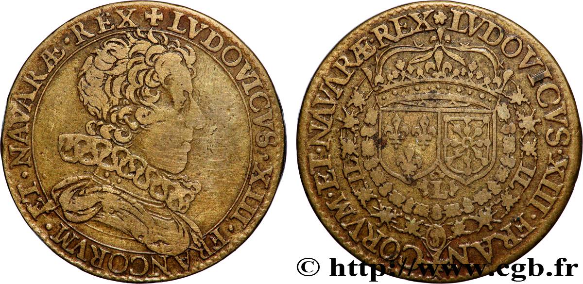 LUIS XIII EL JUSTO Jeton Cu 27 BC+