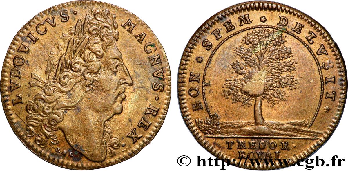 TRÉSOR ROYAL Louis XIV TTB+/TTB