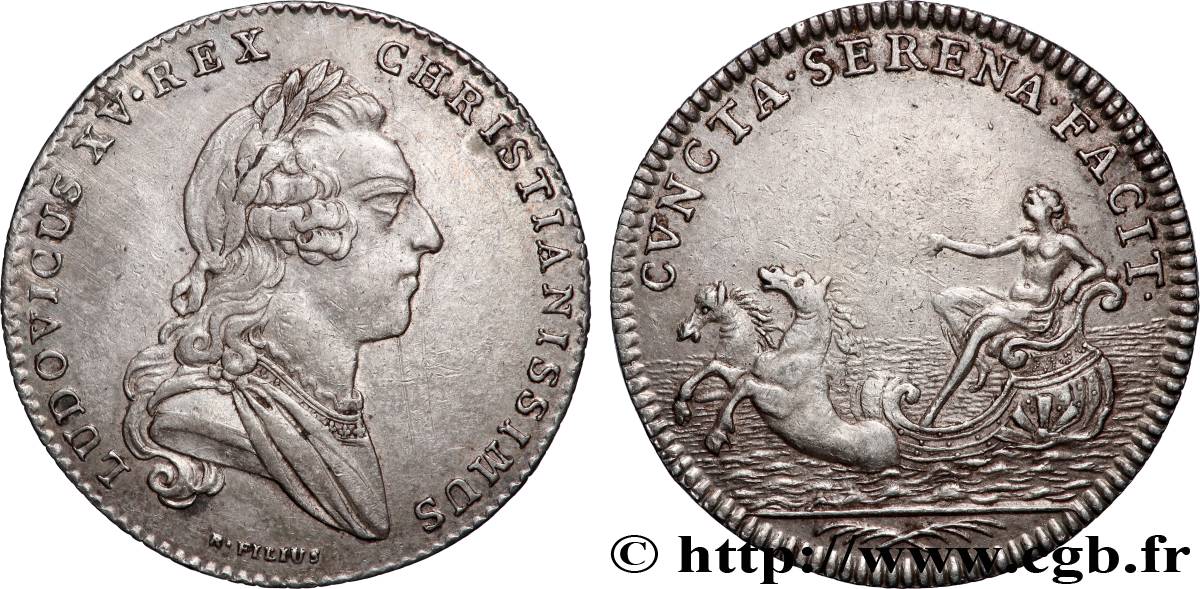 LOUIS XV DIT LE BIEN AIMÉ Marine, émission vers 1760 XF