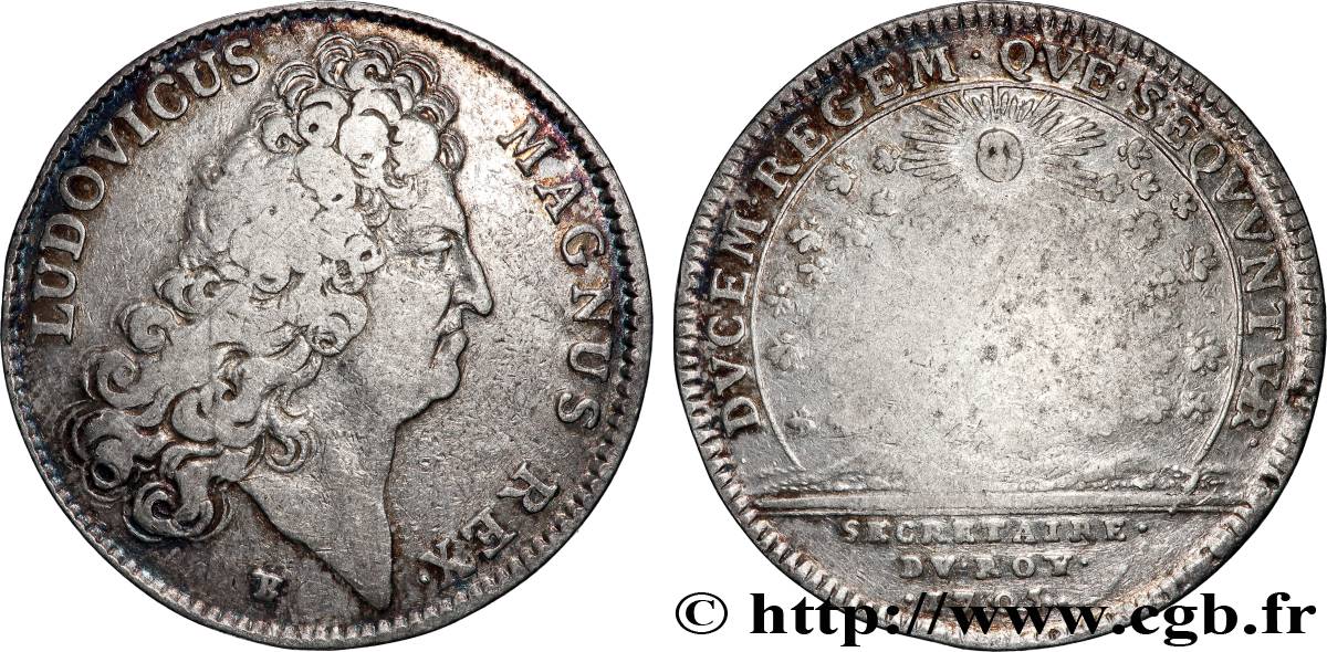 SECRÉTAIRES DU ROI Émission de 1710 fSS