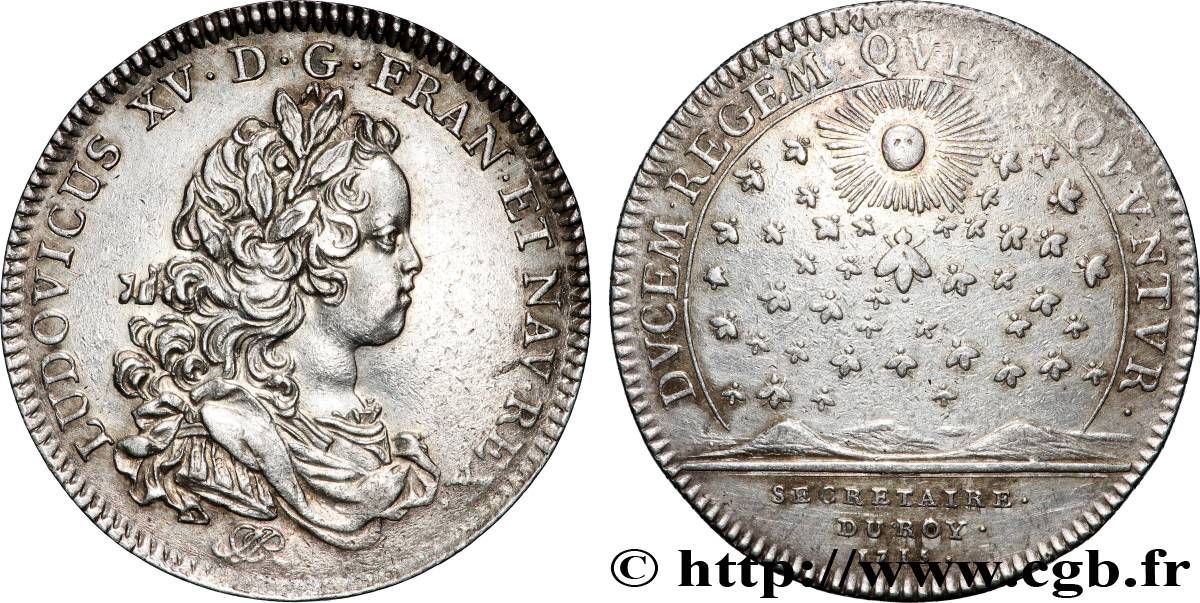 SECRÉTAIRES DU ROI Émission de 1716 TTB+/TTB