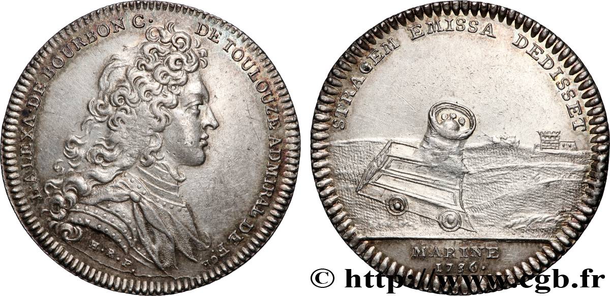 MARINE - GALERES ROYALES  Louis-Alexandre de Bourbon, comte de Toulouse TTB+