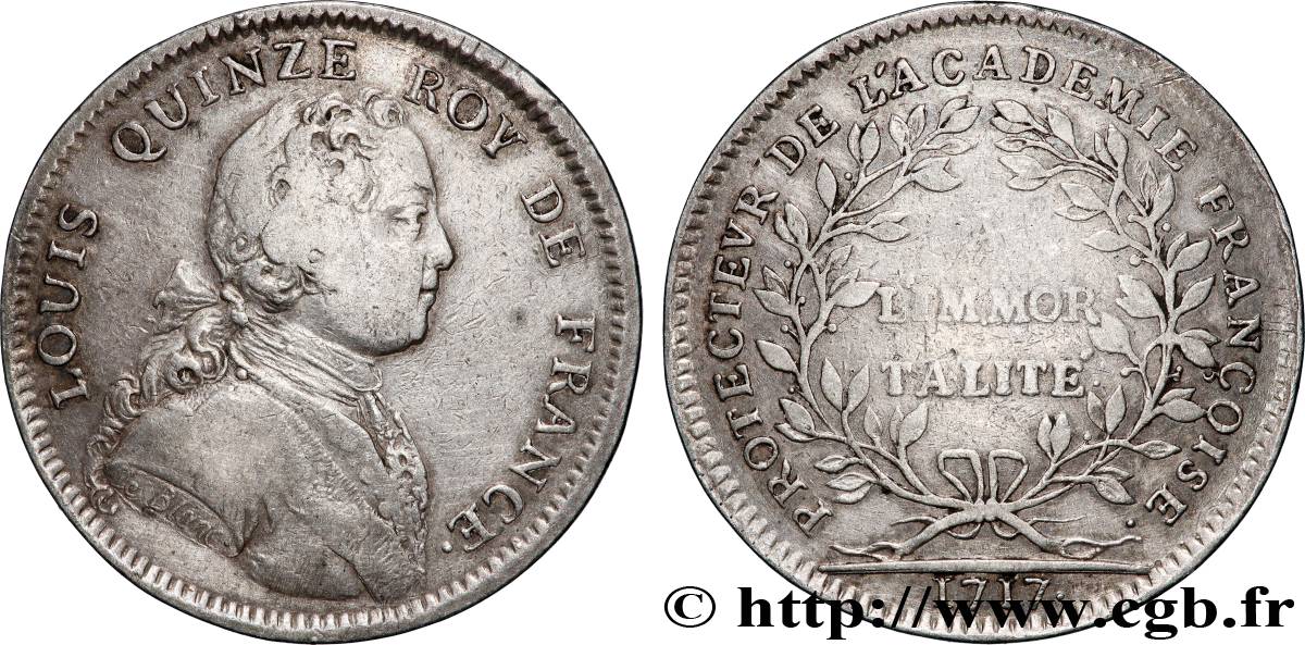 FRENCH ACADEMY Académie française, émission de 1726 fSS