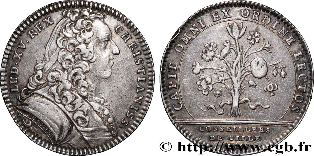 PARIS - LOCAL ADMINISTRATION Jeton Ar 29, conseillers de la ville de Paris SS