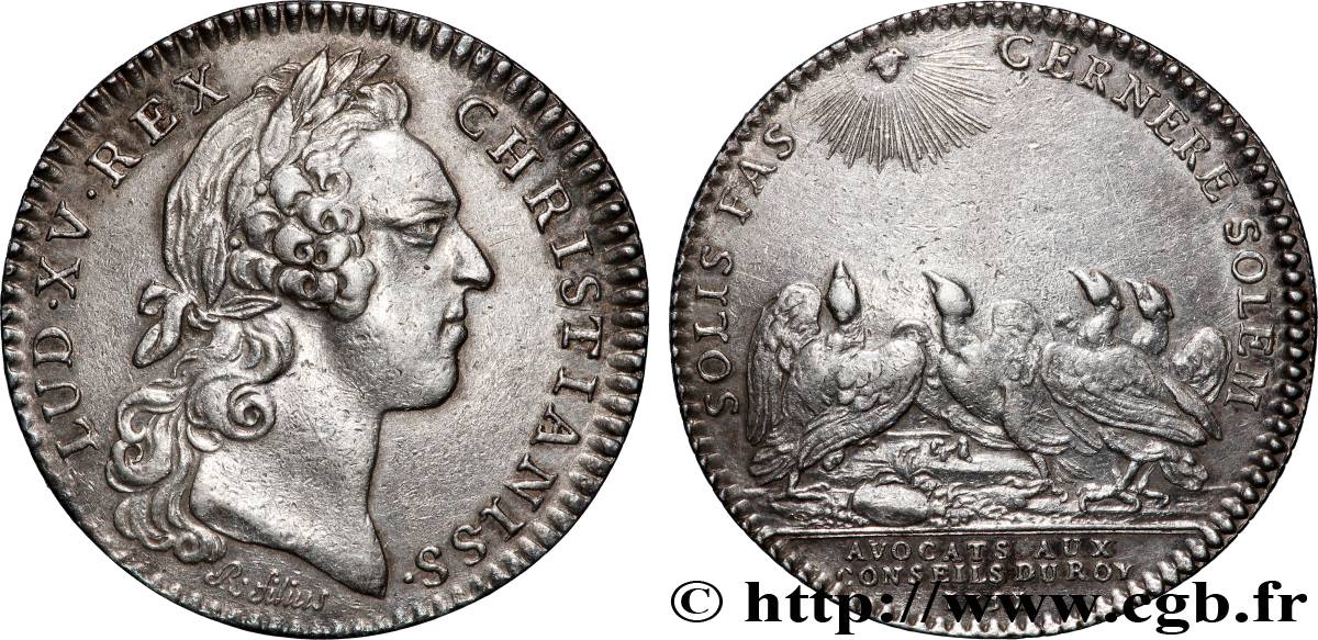 CONSEIL DU ROI Avocats au Conseil du Roi, émission de 1758 TTB+/TTB