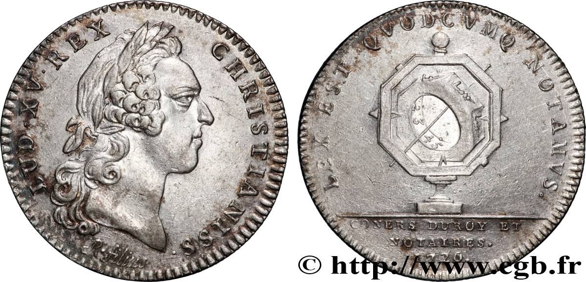 NOTAIRES ROYAUX Notaires de Paris émission de 1756 - Louis XV SS