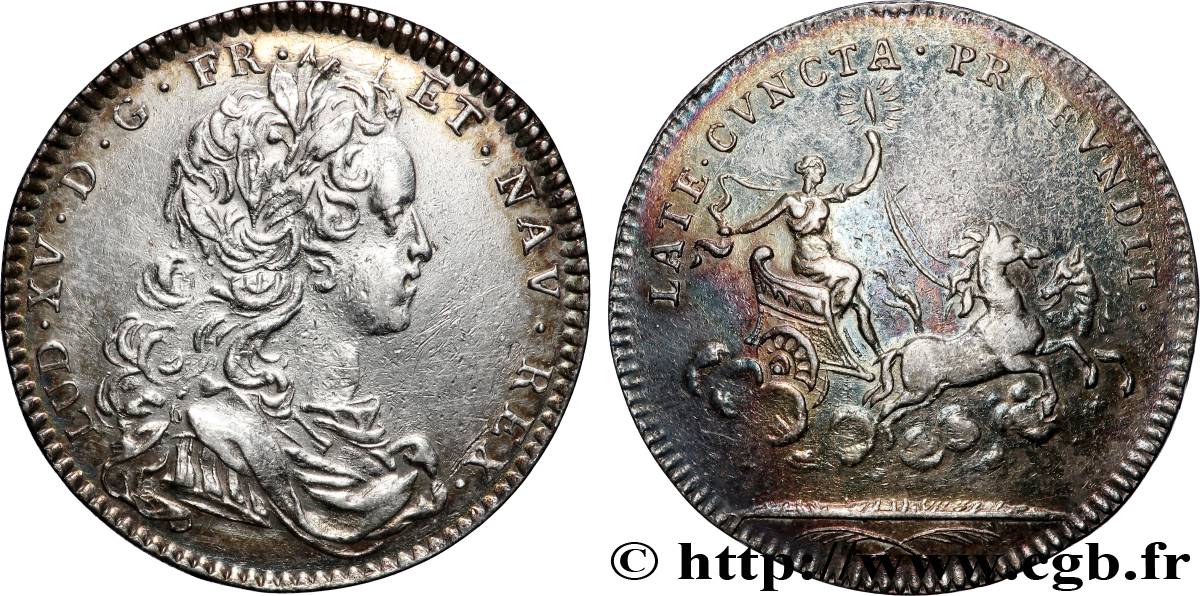 LOUIS XV DIT LE BIEN AIMÉ Émission de 1719 à 1721 TTB