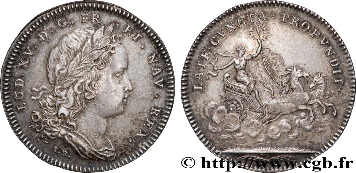 LOUIS XV DIT LE BIEN AIMÉ Émission de 1715 TTB+/TTB