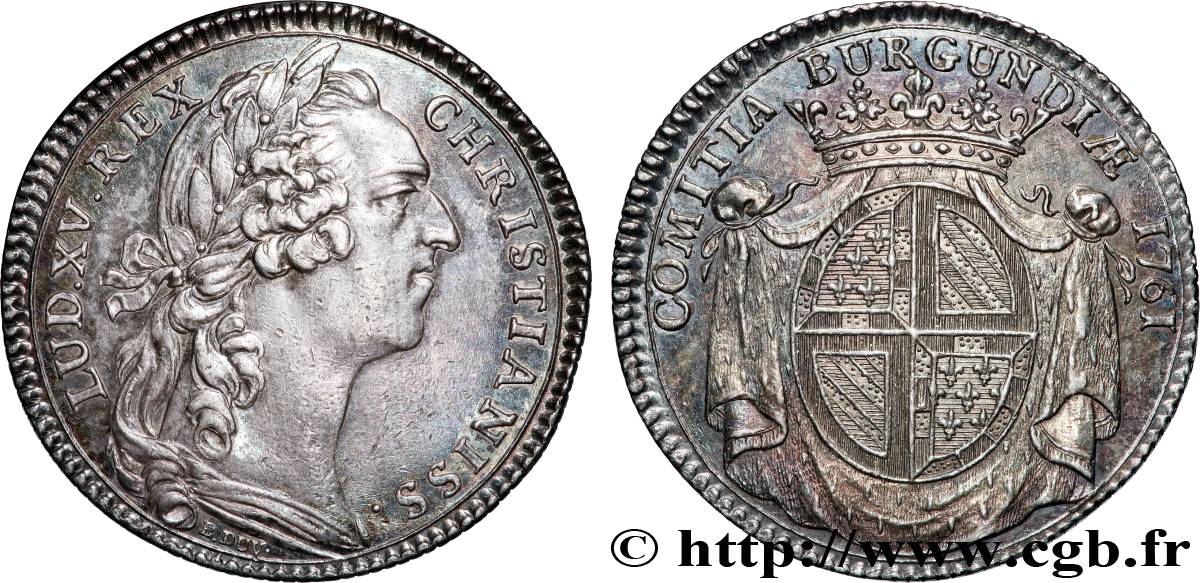 BOURGOGNE (ÉTATS DE ...) Jeton AR 28, les États VZ