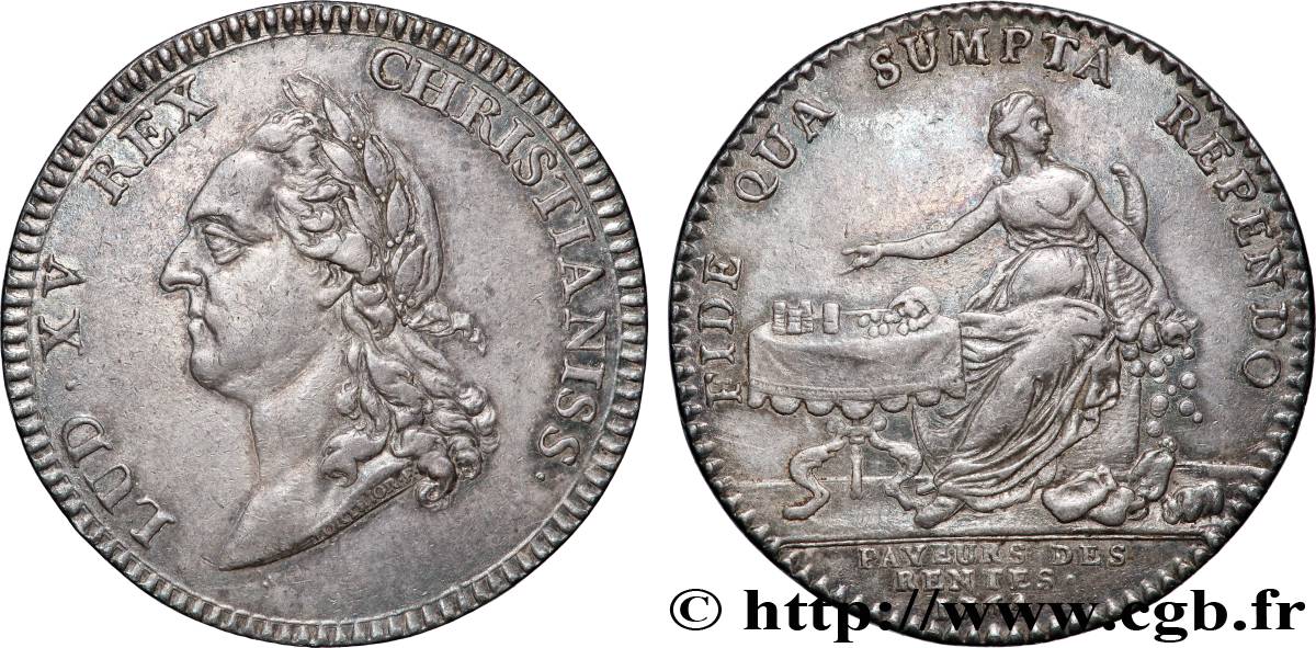 CONTROLEURS PAYEURS DES RENTES Émission de 1769 TTB+