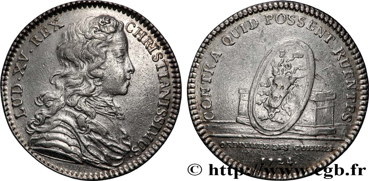 ORDINAIRE DES GUERRES Émission de 1724 BB