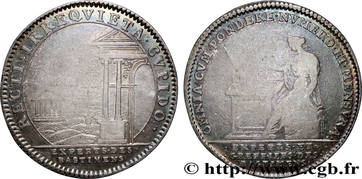 BÂTIMENTS DU ROI JURES DU ROI ET EXPERTS ET GREFFIERS DES BATIMENTS TTB