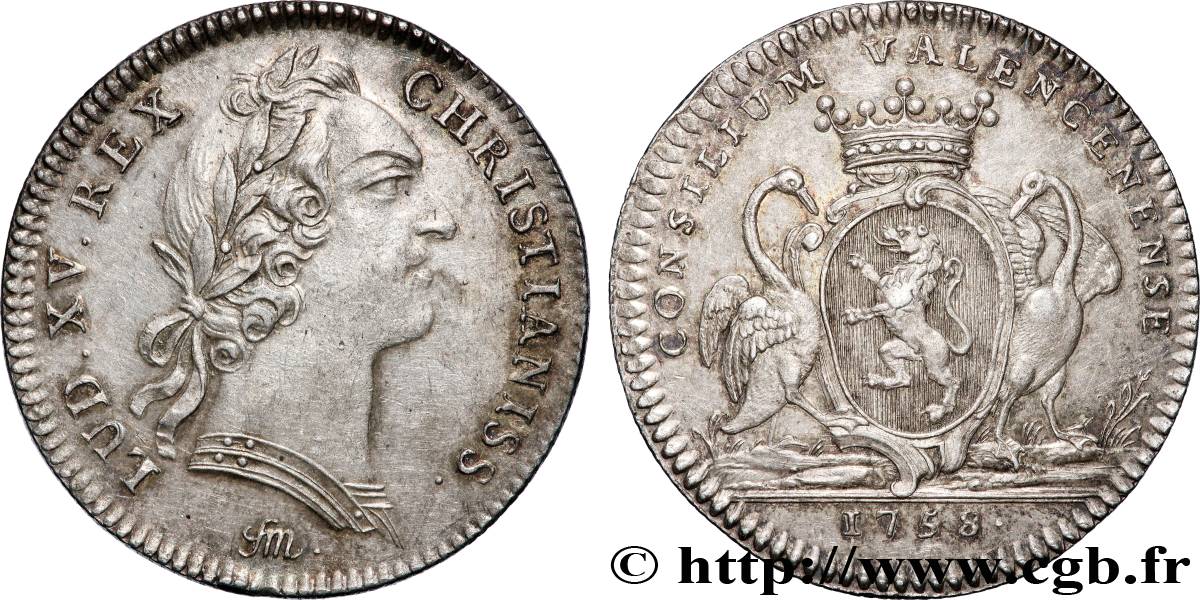 VALENCIENNES - CONDÉ SUR L&nbsp;ESCAUT Assemblée de Valenciennes, émission de 1758 q.SPL/SPL