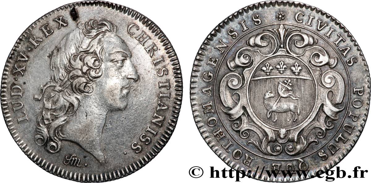 ROUEN (VILLE DE...) Louis XV SS/fVZ