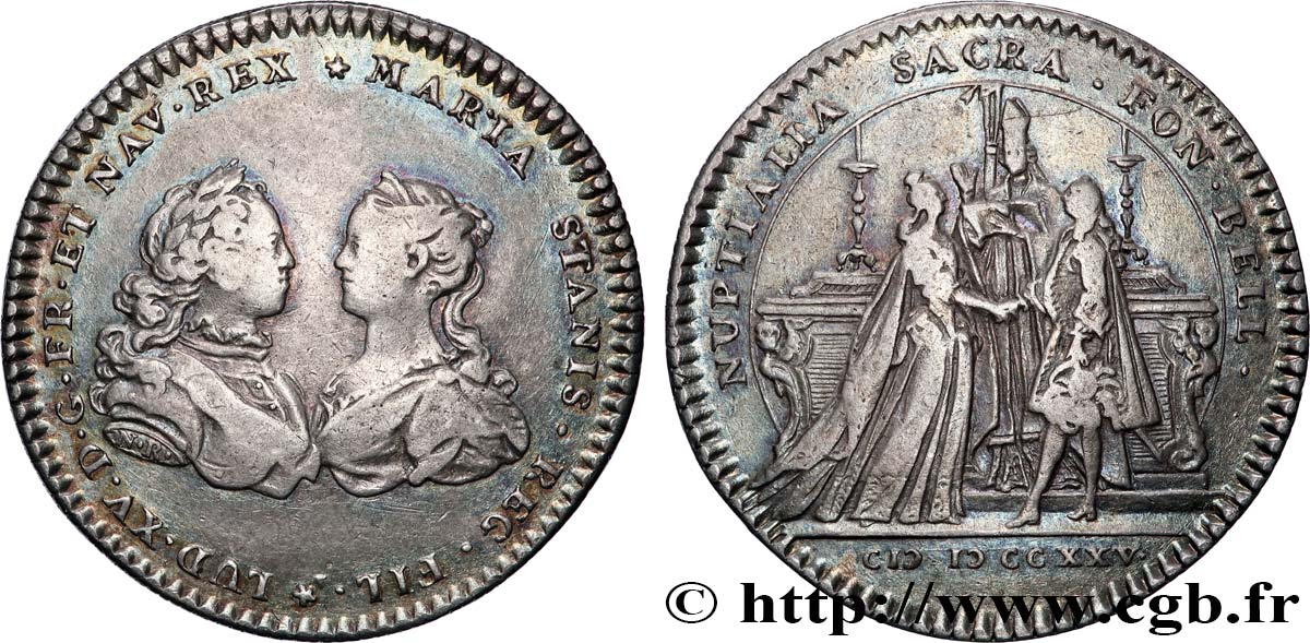 AMOUR ET MARIAGE MARIAGE DE LOUIS XV ET MARIE LECZINSKA SS