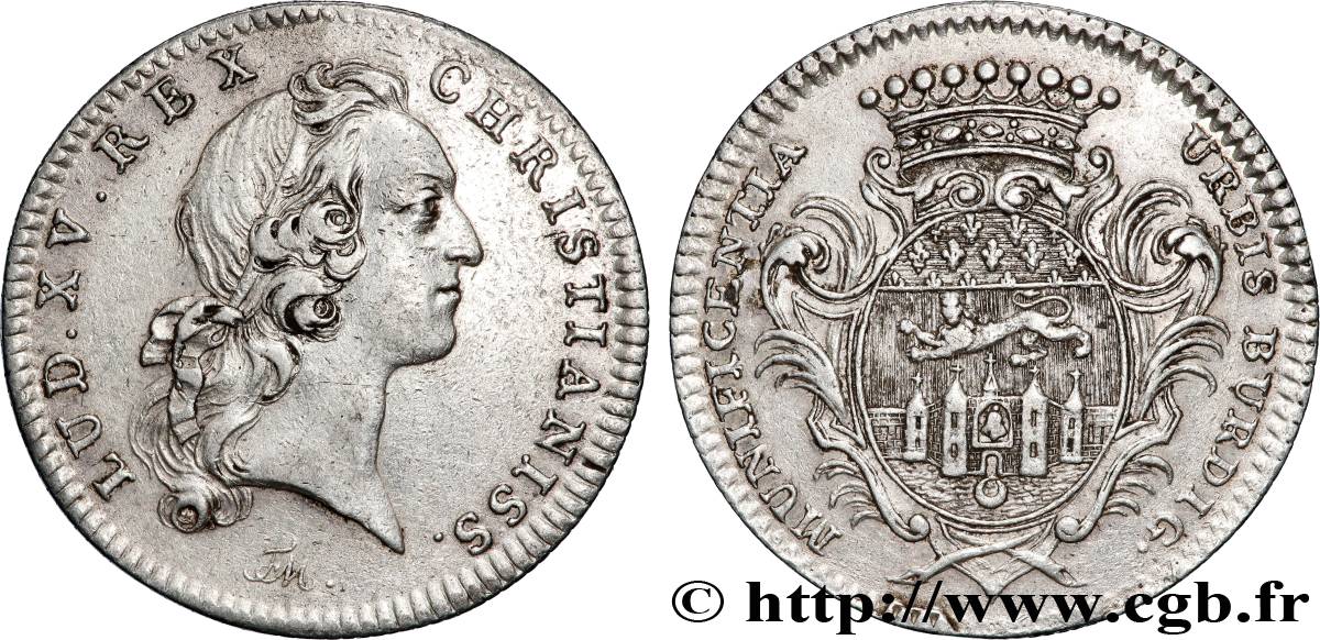 BORDEAUX (VILLE DE ) Récompense de la ville de Bordeaux, émission de 1747 TTB