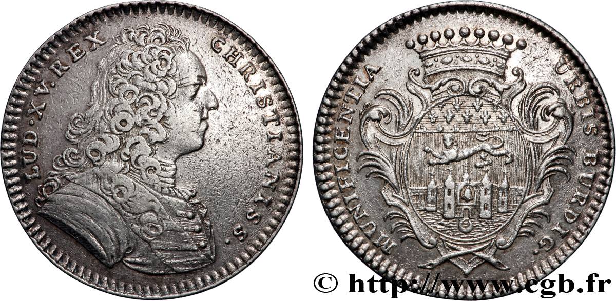 BORDEAUX (VILLE DE ) Récompense de la ville de Bordeaux, émission de 1737 TTB